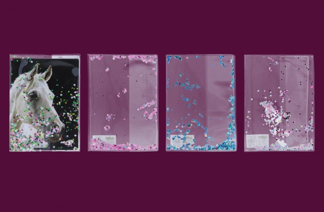 Glitter navlaka za bilježnicu A5