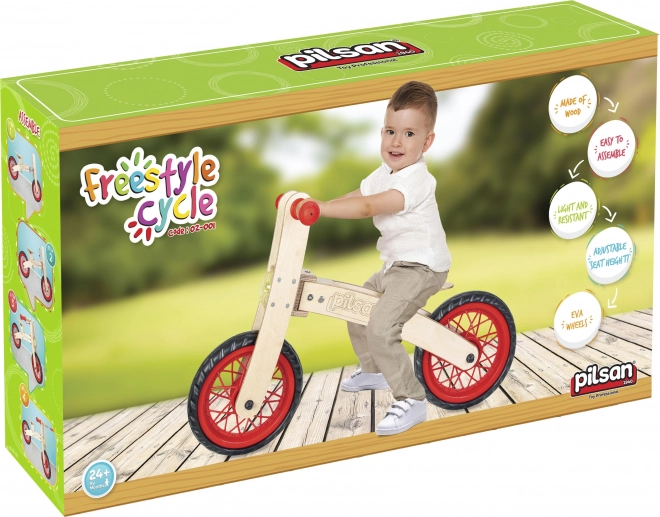 Pilsan Freestyle crveni dječji bicikl bez pedala