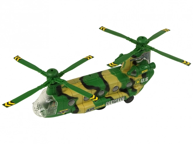 Vojni helikopter s LED svjetlima i zvukovima