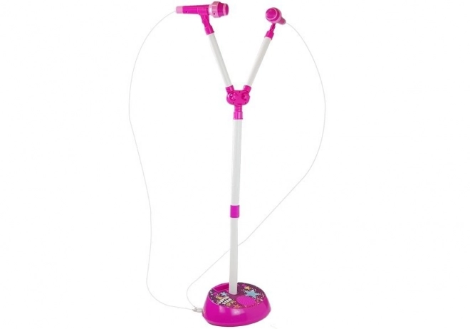 Dvostruki mikrofon Glazbena svjetla MP3 diode Stalak