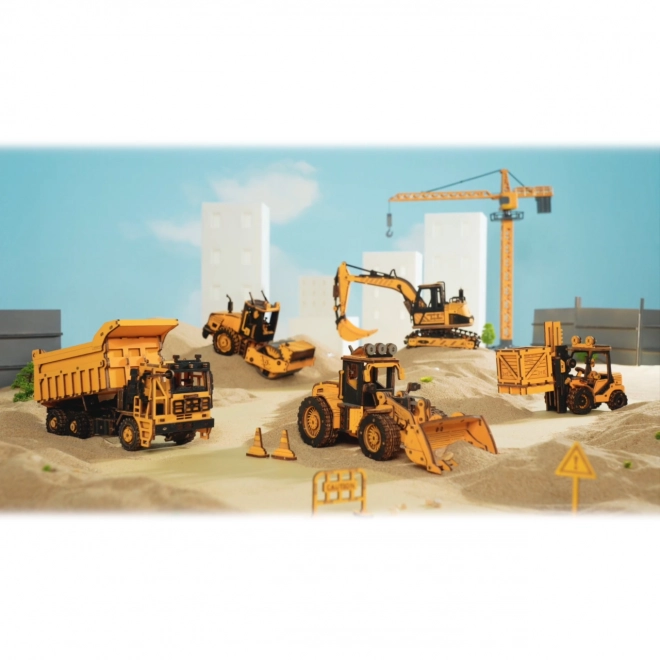 RoboTime drvene 3D puzzle - Utovarivač
