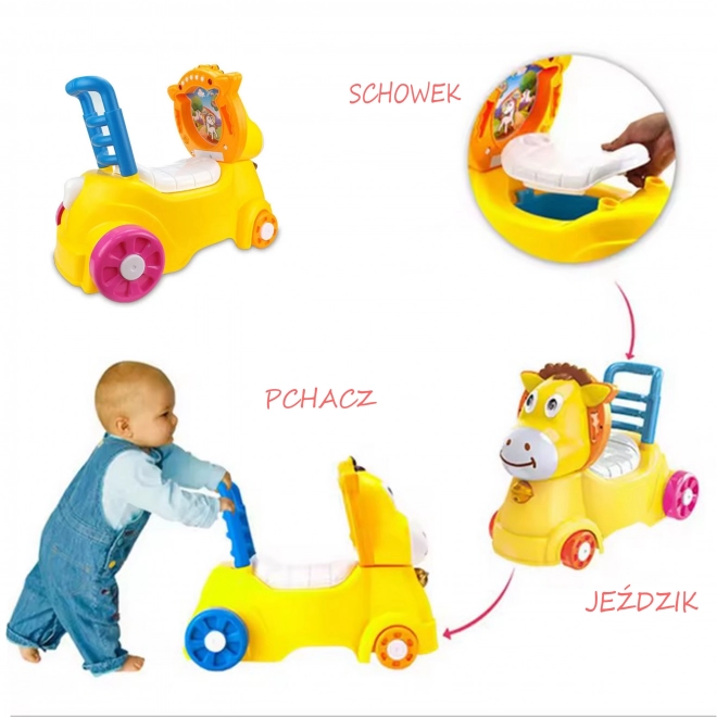 Dječji hodalica vozić noša 3u1 Osík