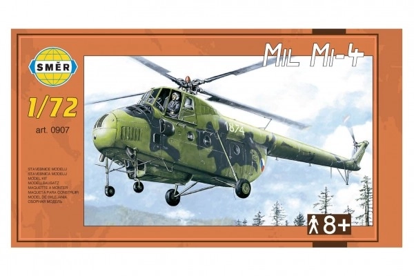 Model helikoptera Mil Mi-4 u kutiji 34x19x5,5cm