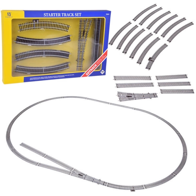 Ho početni set metalnih željezničkih tračnica