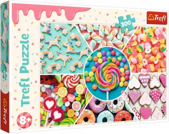 Puzzle 300 dijelova Slatkiši Trefl