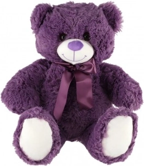 Plišani medo Michael ljubičasti 35 cm