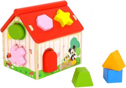 Drvena slagalica-kućica s motivom Disney likova