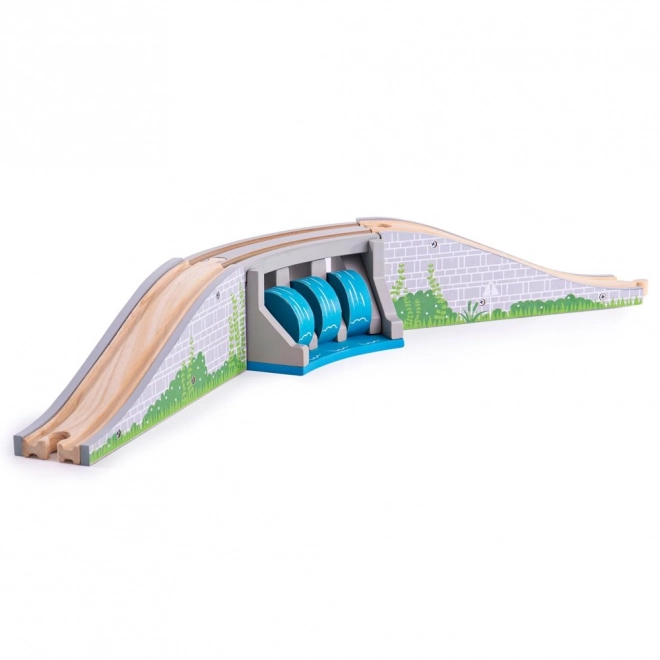Most s vodopadom Bigjigs Rail