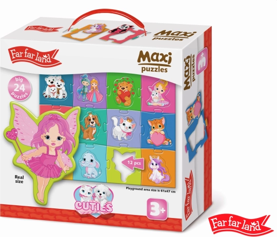 Maxi puzzle Far Far Land simpatični likovi