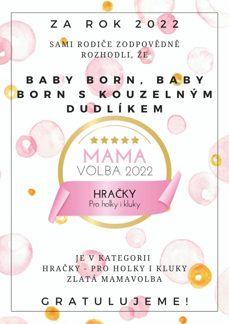 BABY born s čarobnim dudom, dječak, 43 cm