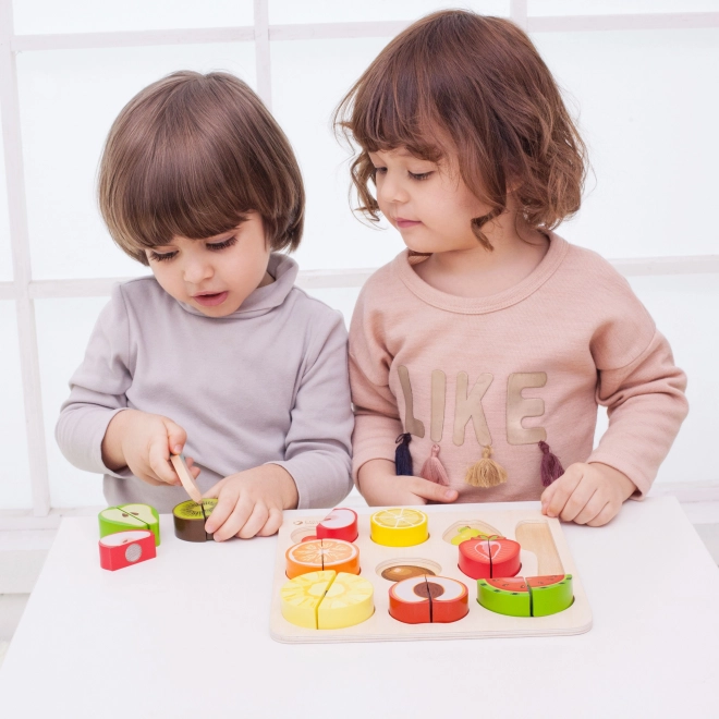 Klasični Svijet Drveno Voće za Rezanje Montessori Set