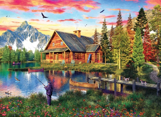 Puzzle EUROGRAPHICS Ribička koliba 1000 dijelova