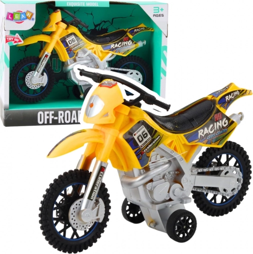 Motocross igračka off-road žuta sa svjetlima i zvukovima