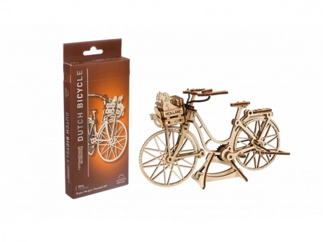 Ugears 3D drveni mehanički puzzle Bicikl Holland