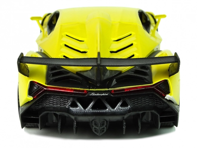 Daljinski upravljani Lamborghini Veneno Žuti 2.4G daljinsko upravljanje volanom Zvukovna svjetla