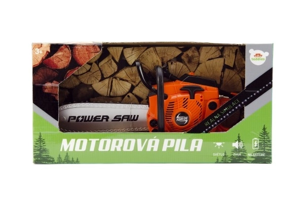 Motorna pila plast 40cm na baterije sa zvukom u kutiji 42x21,5x11cm