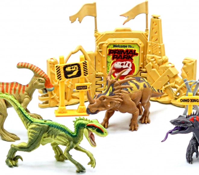 Primal Clash! Set borbenih dinosaura 17 cm