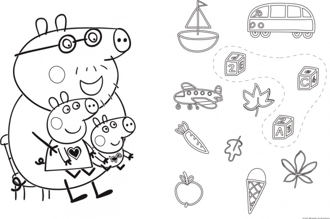Dvostrana slagalica Peppa Pig SUPER MAXI 24 komada