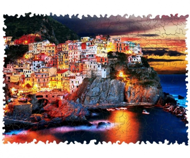 DRVENE ŠARENE PUZZLE - Manarola u Italiji