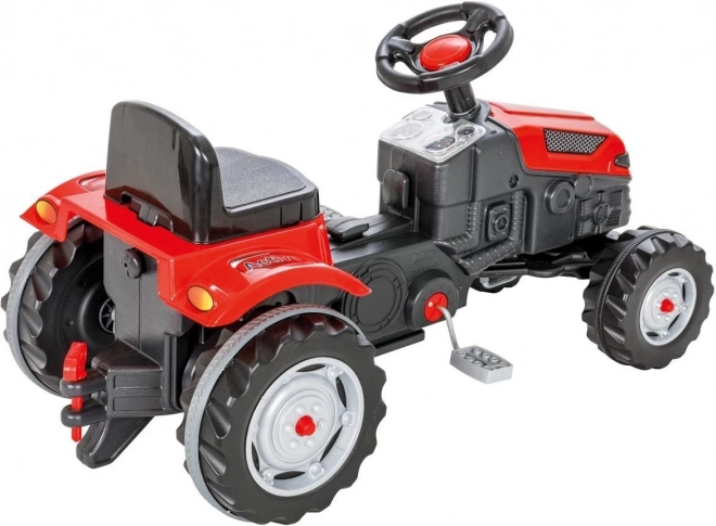 Traktor šlapací crveni
