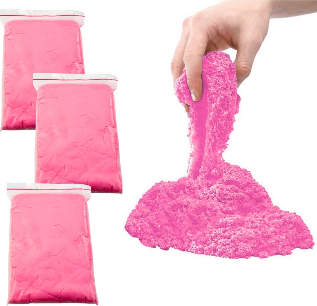 Set čarobnog pijeska ružičasta 3 kg s opremom