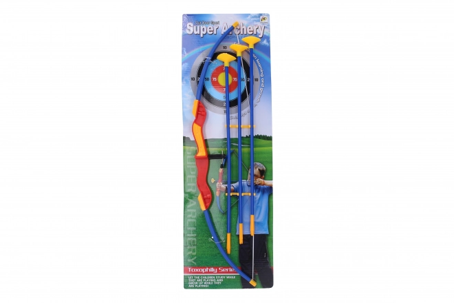 Set za djecu od plastike s lukom 58 cm 3 strijele