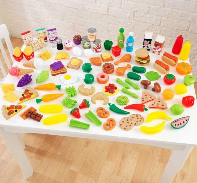 KidKraft Set za igranje s hranom 115 dodataka