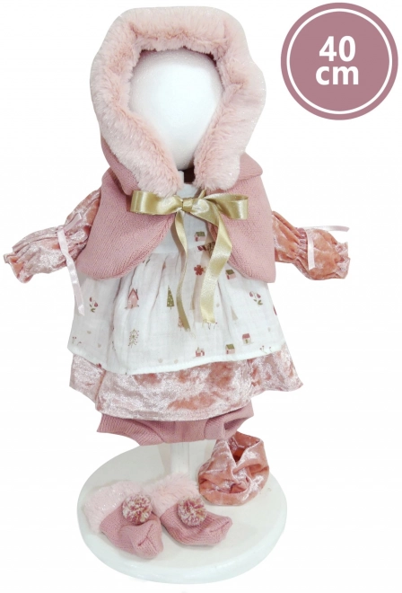 Realistična lutka Lucia 40 cm s mekanim platnenim tijelom