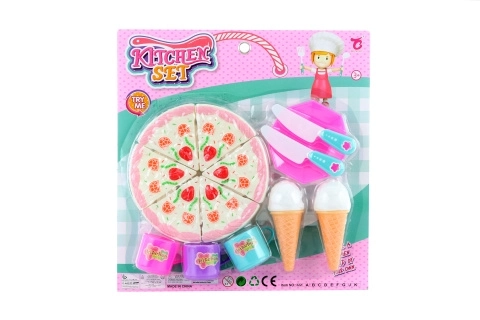 Šarena Set Rezanja Torte s Priborom