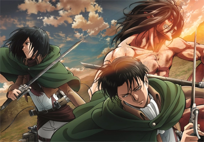 Puzzle Clementoni anime kolekcija Napad na Titane
