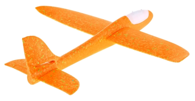Polistirenski model aviona + pokretni stabilizator + svjetla – Narančasti 