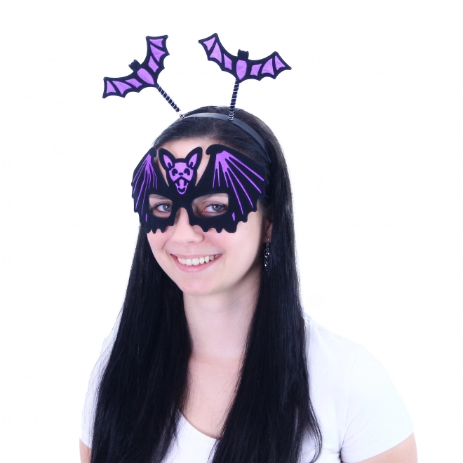 Traka za glavu s maskom Šišmiš za Halloween
