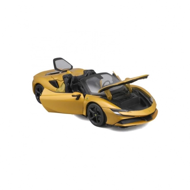 Bburago Ferrari SF90 Spider u mjerilu 1:18 - žuti