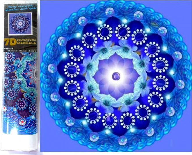 Norimpex Dijamantno slikanje 7D Ponoćna mandala 30x30cm