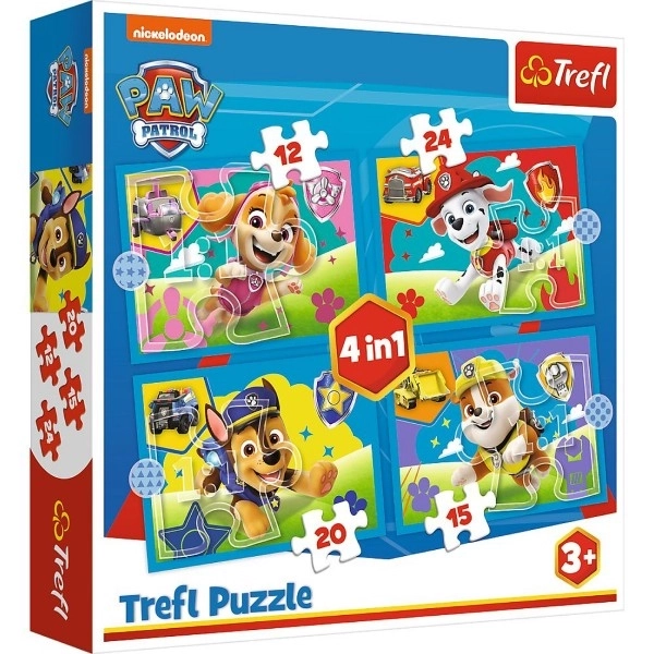 Slagalica 4u1 Paw Patrol Trčeći Psići