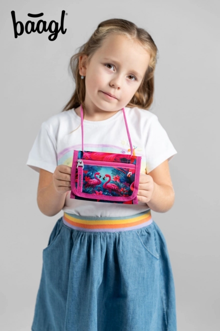 BAAGL Novčanik za vrat Flamingosi