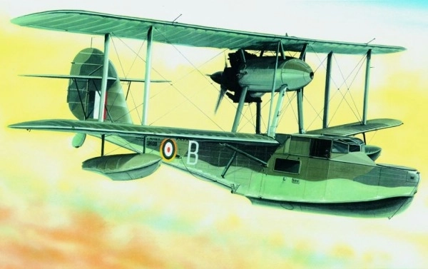 Model Supermarine Walrus 1:48 23,6x29cm u kutiji 34x19x5,5cm