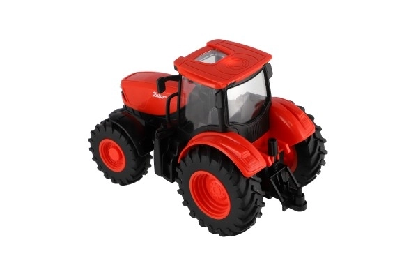 Traktor Zetor RC s prikolicom plast 42cm 2,4GHz punjivi paket + baterija sa zvukom u kutiji