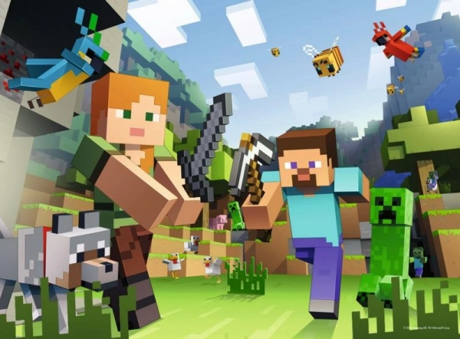 Slagalica Minecraft 100 dijelova