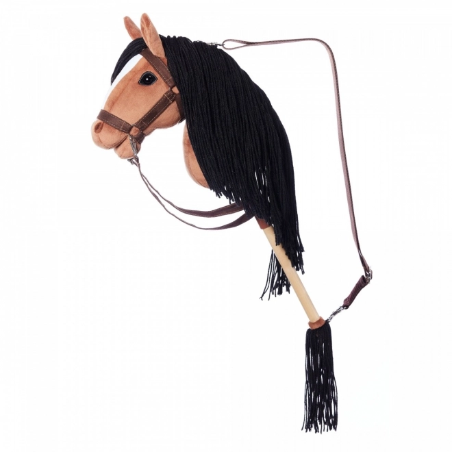 Konj na štapu Hobby Horse HOPPIHORSE tamnosmeđi
