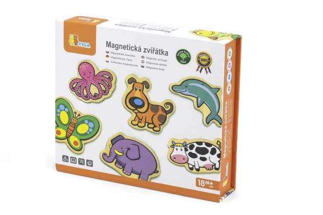 Drveni magneti za djecu Životinje - set od 20 kom