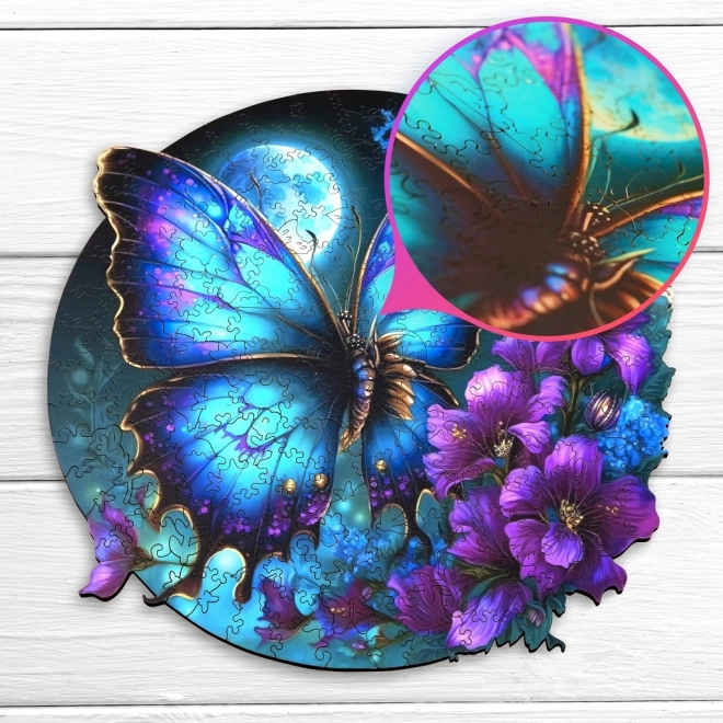EscapeWelt Drvene luminiscentne puzzle Leptir 500 komada