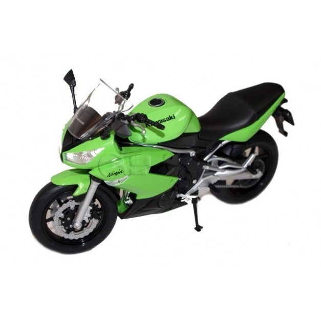 Welly Motocikl Kawasaki Ninja 650R 1:10 zeleni
