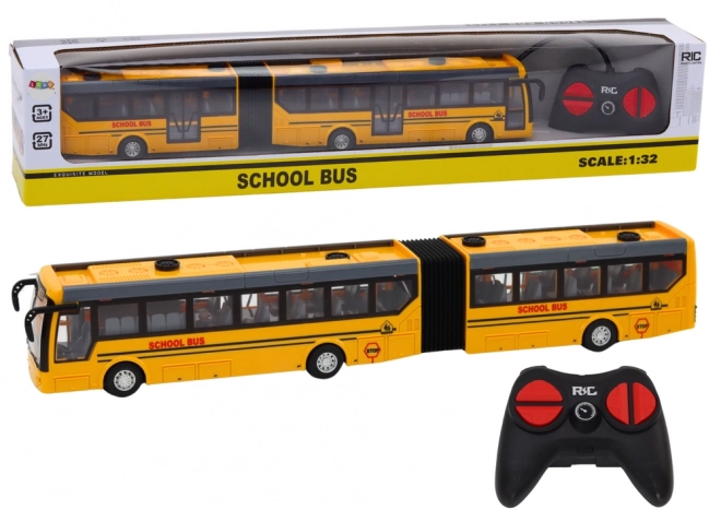 Školski autobus Daljinski upravljani zglobni RC autobus 1:32 žuti