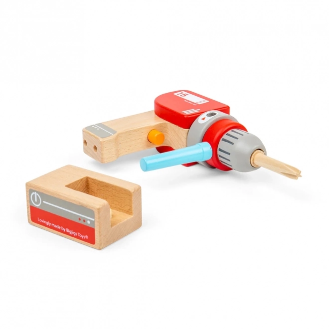 Bigjigs Toys Drvena bušilica