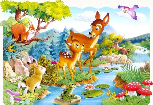 Puzzle 20 dijelova MAXI Mala srna