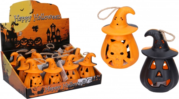 svjetleća halloweenska bundeva 11 × 6,5 cm
