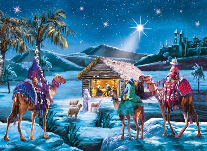 Puzzle EUROGRAPHICS Tri kralja 1000 dijelova