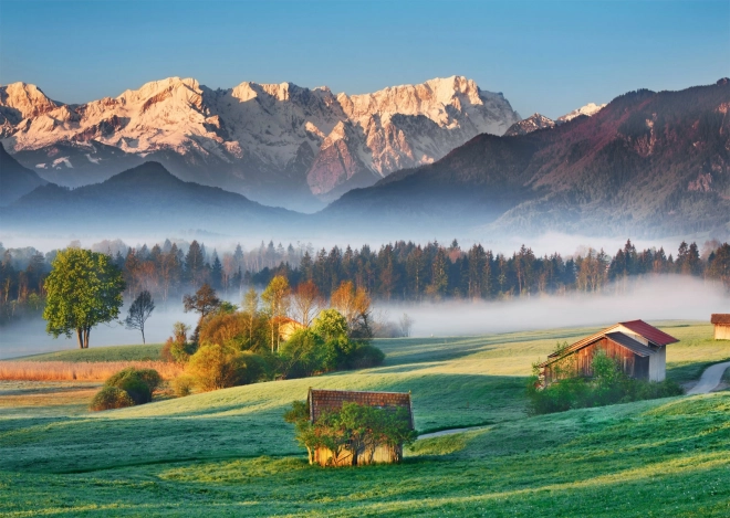 Puzzle Schmidt Garmisch Partenkirchen - Murnauer Moos 1000 dijelova