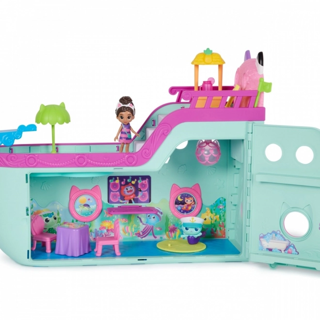 Set figurica Gabi's Cat's House Morske sirene s izletničkim brodom